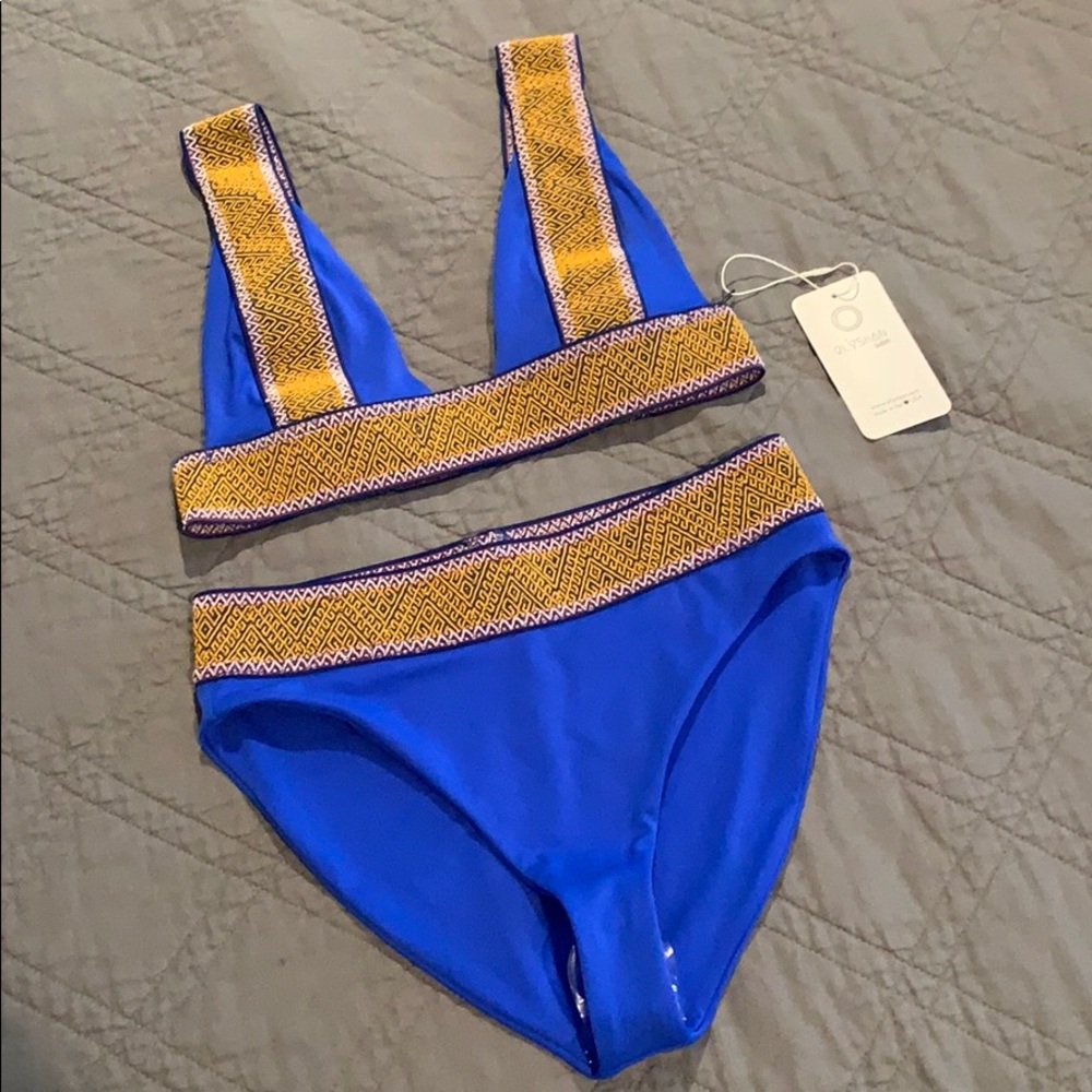 Elysiian Blue Bali Bikini - NWT NEVER WORN